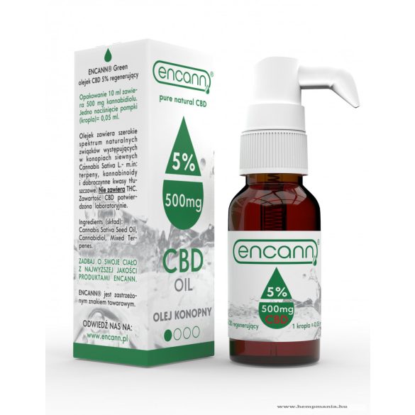 Encann® Green 5%-os CBD olaj 10 ml