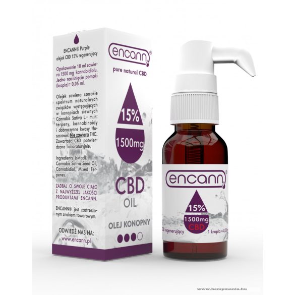 Encann® Purple 15%-os CBD olaj 10 ml