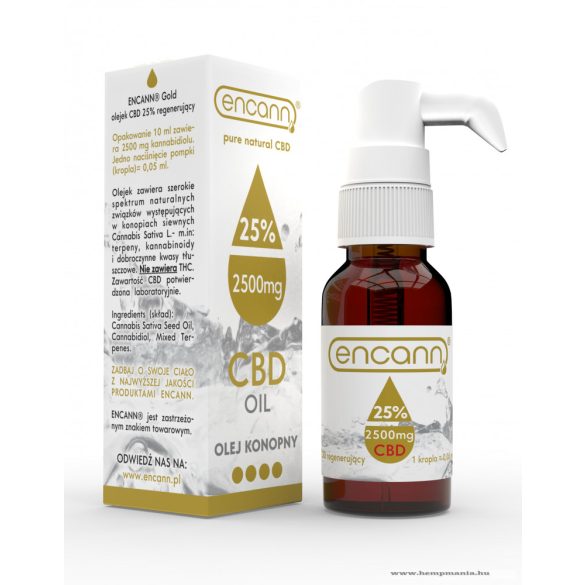 Encann® Gold 25% CBD oil 10 ml