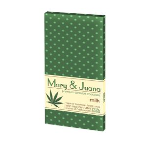 Euphoria Mary & Juana kannabiszos tejcsokoládé 80g