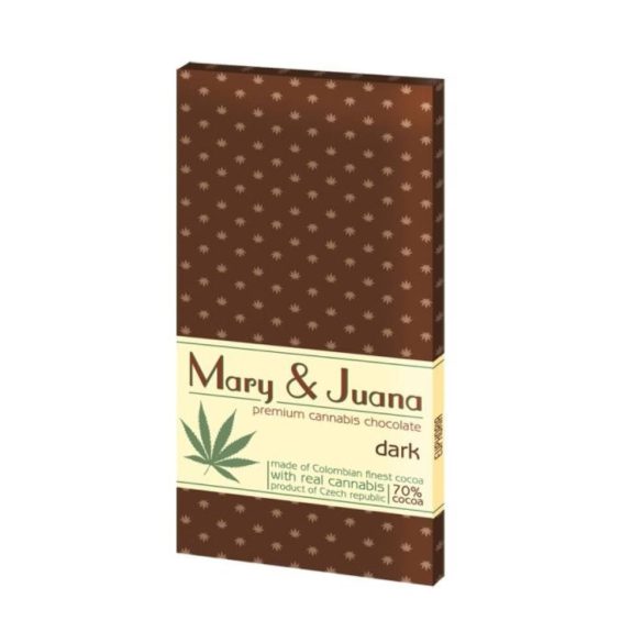 Euphoria Mary & Juana kannabiszos étcsokoládé 80g