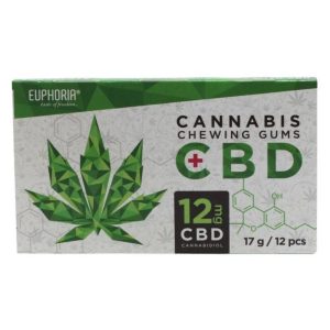 Euphoria CBD tartalmú kannabiszos rágógumi 17g