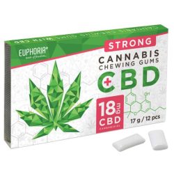 Euphoria CBD tartalmú kannabiszos rágógumi strong 17g