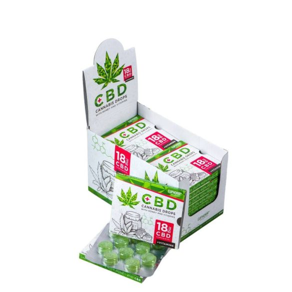 Euphoria kannabiszos cukorka 18mg CBD-vel 30g