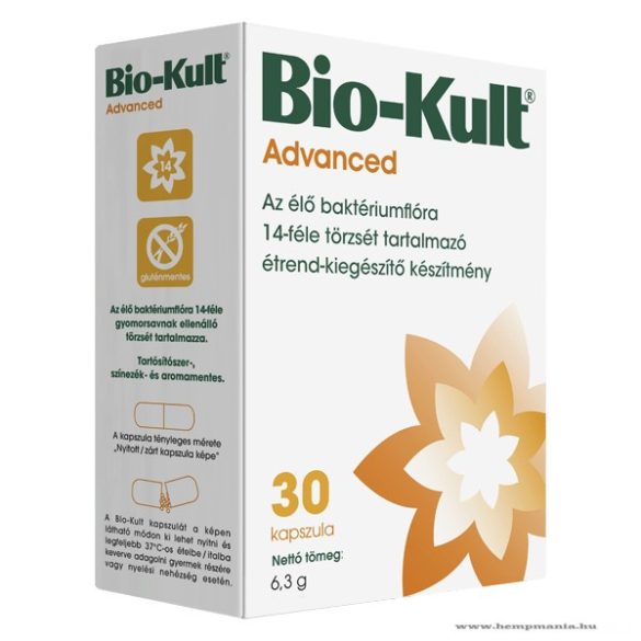 Bio-Kult Advanced (30 db Kapszula) - Az Élő Baktériumflóra 14-féle törzsével