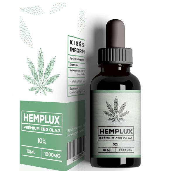 Hemplux 10 ml CBD olaj 10% (1000 mg)