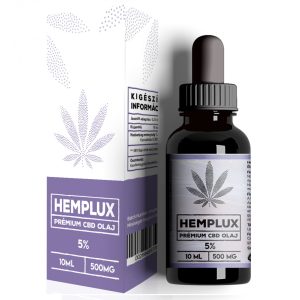 Hemplux 10 ml CBD olaj 5% (500 mg)